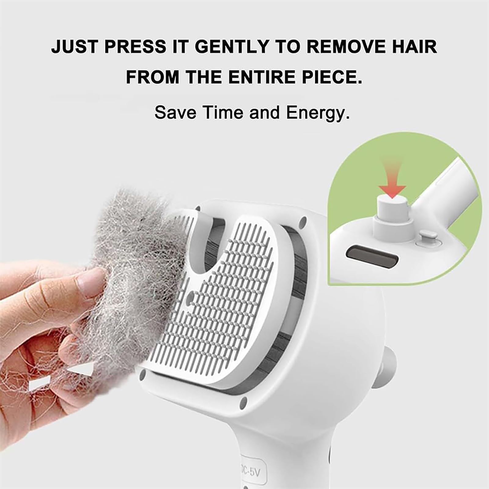Catosnap Brush, Easepicks Dog Brush, Furrybasics Pet Grooming, Labradorcharm Steam, Pet Hair Removal Comb With Steamer, For Shedding & Grooming (Green)
