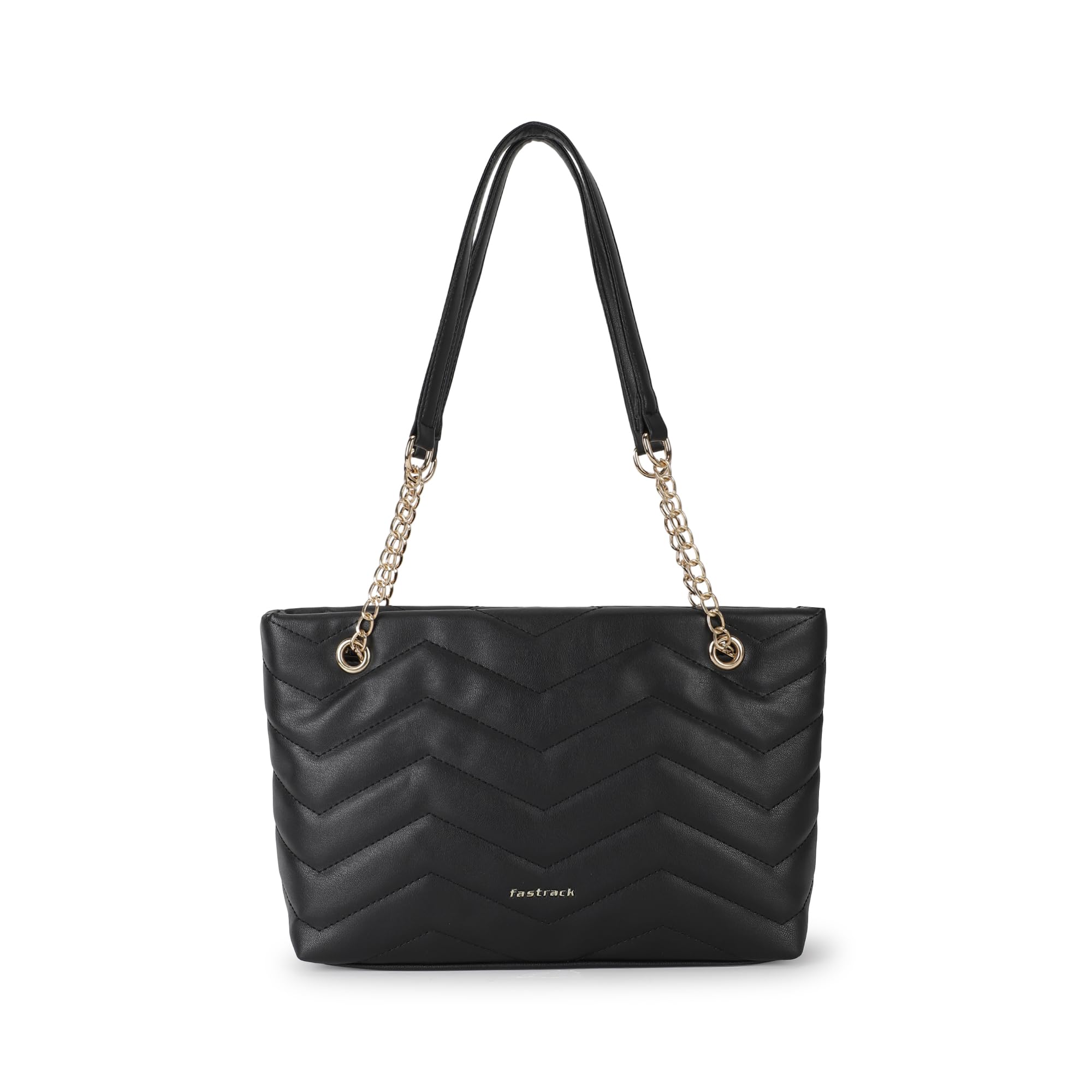fastrack Trendy Chevron Quilted Shoulder Bag | Faux-Leather Women's Handbags | Shoulder for Casual Carry | Shoulder for Casual Carry-picture-21