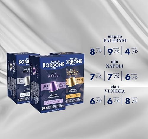 Miniatura 4 de Caffè Borbone Cápsulas de aluminio espresso para máquinas de café Nespresso, café tostado italiano intenso, suave y rico, paquete variado, 100