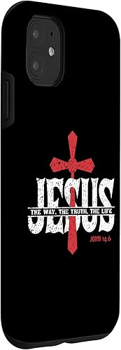 Miniatura 9 de iPhone 11 Pro Max Jesús - The Way. The Truth. The Life.  Funda de motivación religiosa
