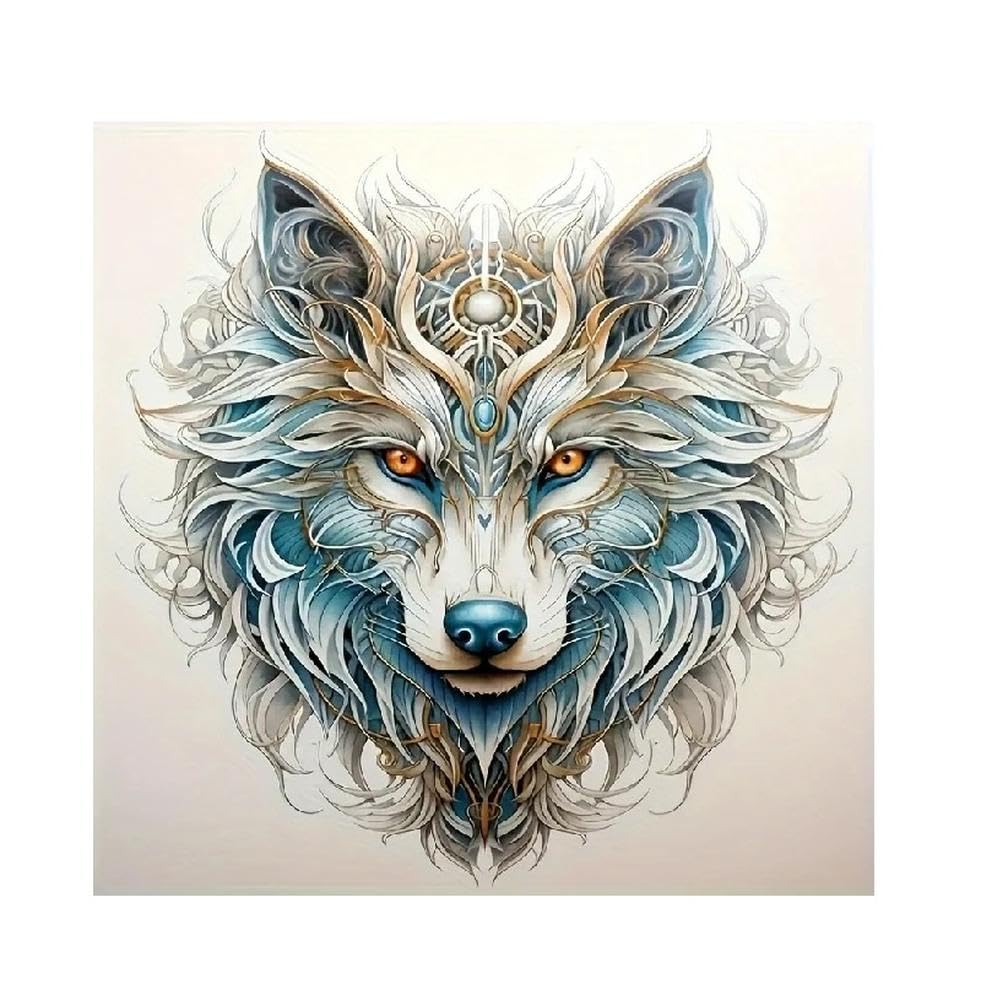 Auto Accessory Fantasy Wolf Vinyl Sticker Self-Adhesive Ideal for Car Bumpers Laptops Trucks