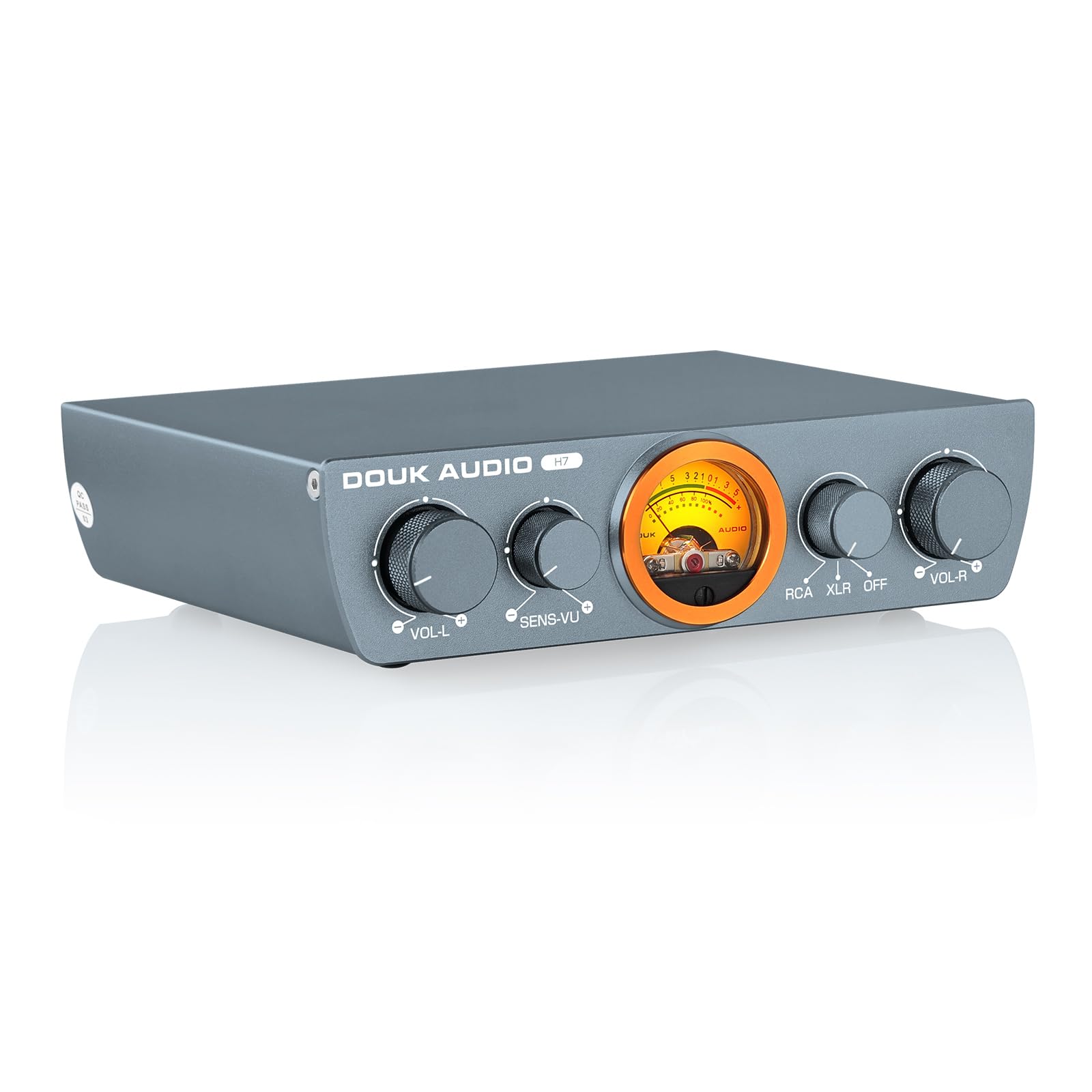 Amazon.co.jp: Douk Audio H7バランスXLRデジタルアンプ - VUメーター