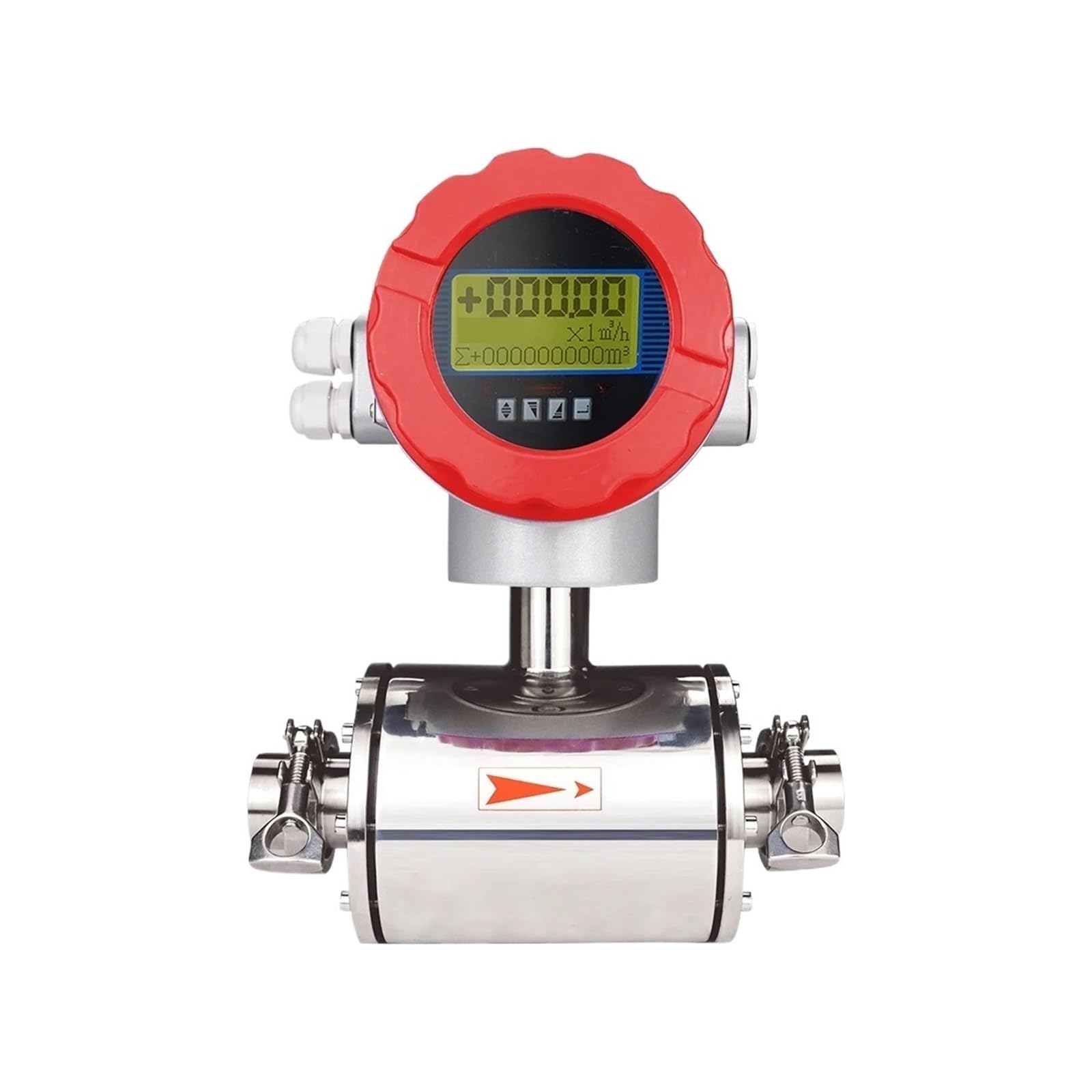 PXQCHAVLN Electromagnetic Flow Meter Stainless Steel Magnetic Flowmeter(DN50)