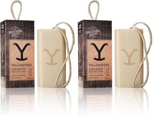 Miniatura 7 de Tru Fragrance Beauty Yellowstone Bunkhouse - Jabón artesanal en barra – Jabón oficial de Paramount Network's Yellowstone – Crisp Citrus & Sage, 10
