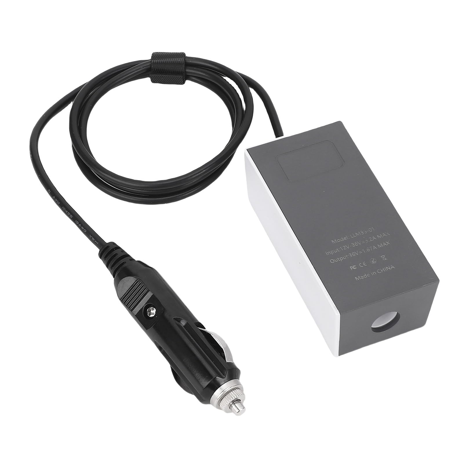 Generic Transformador de Carga de Energía para Coche Satélite, Adaptador Eficiente para Vehículo de 12V-36V 5.2A a 36V 1.67A para Mini