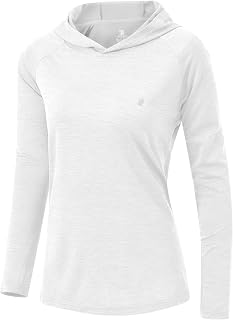 TBMPOY Womens UPF 50+ Sun Protection Hoodie Shirt Long Sleeve Fishing Hiking Outdoor UV Shirt Lightweight