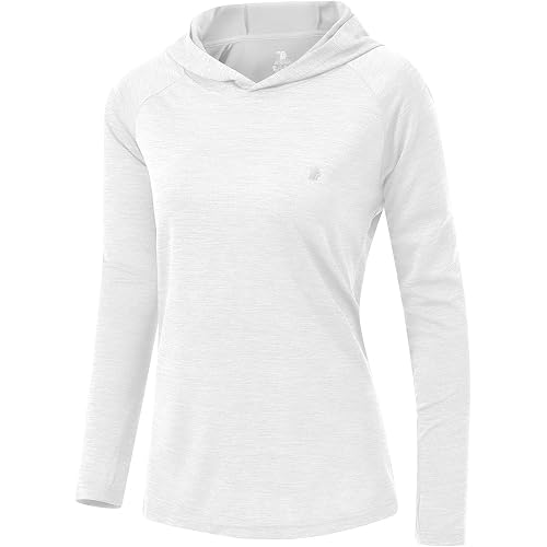 TBMPOY Womens UPF 50+ Sun Protection Hoodie Shirt Long Sleeve Fishing Hiking Outdoor UV Shirt Lightweight