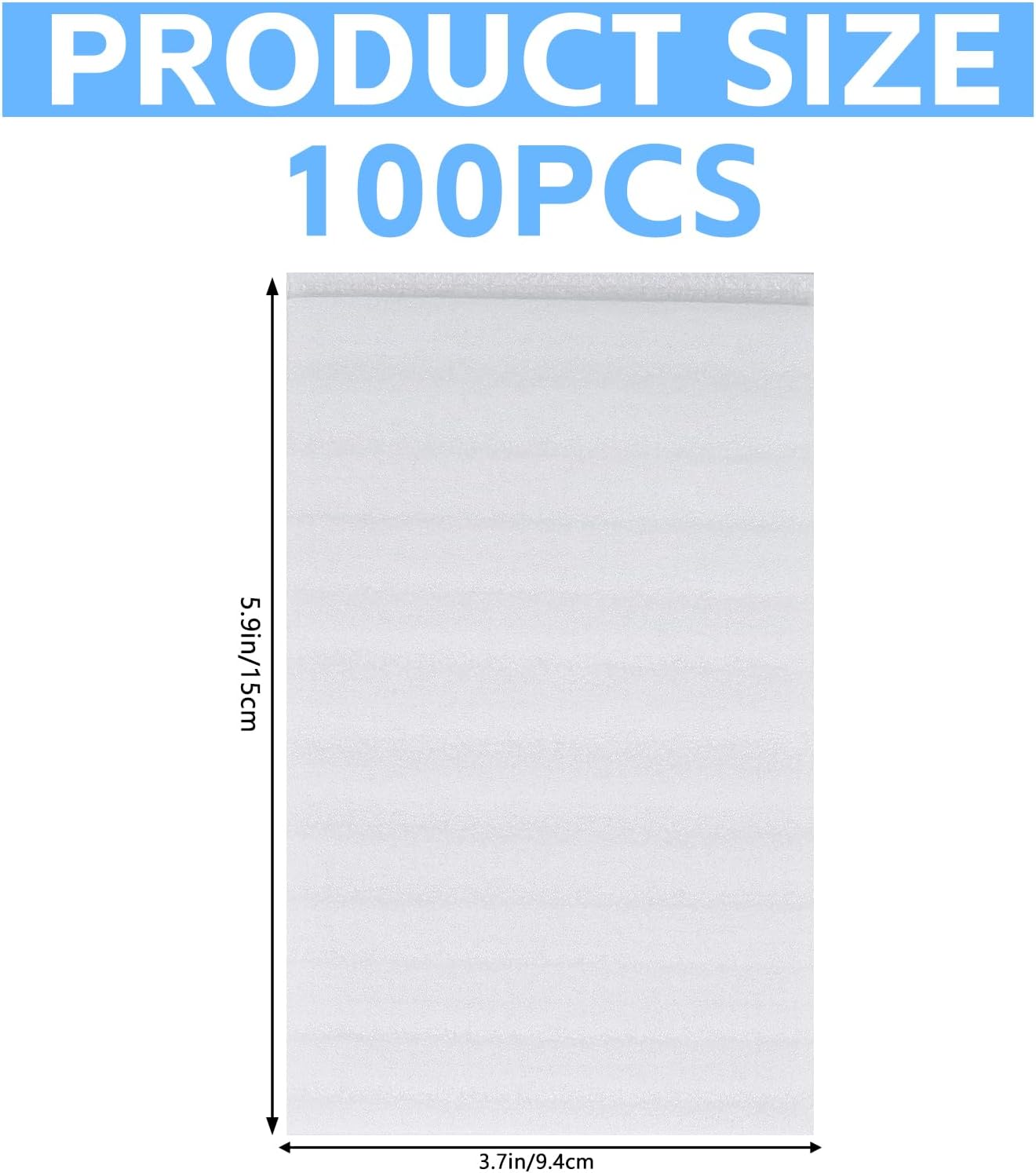 100 Pack Trading Card Shipping Protectors for Graded Cards EPE Foam Graded Cards Shipping Protection Foam Bags fit for PSA CGC BGS Card Protectors for Mailing Inserts