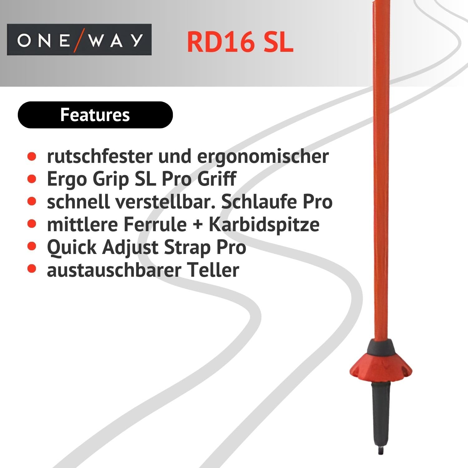 Oneway® Bastoni One Way RD 16 SL