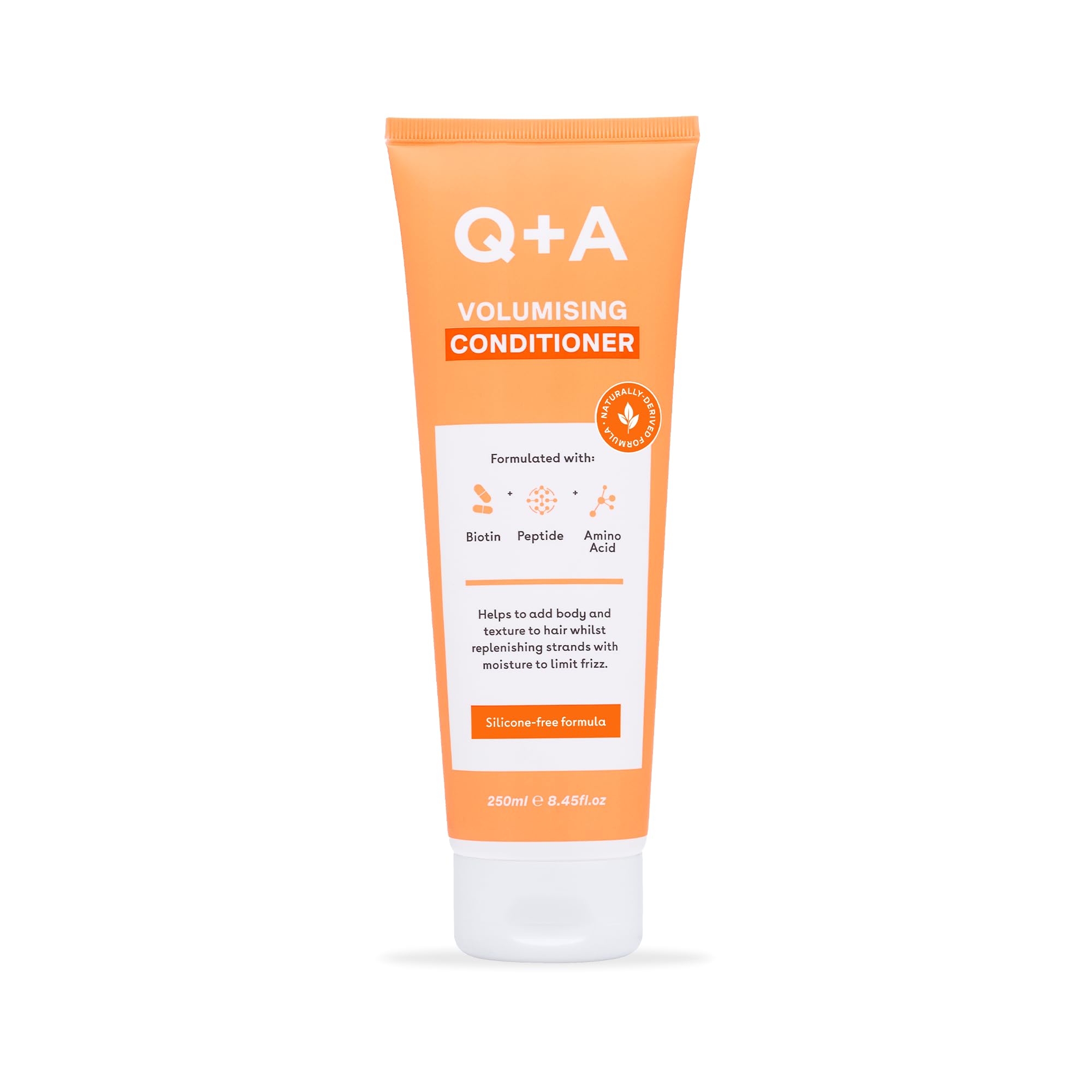 Q+A Volumising Hair Conditioner 250ml, Fine Hair Conditioner