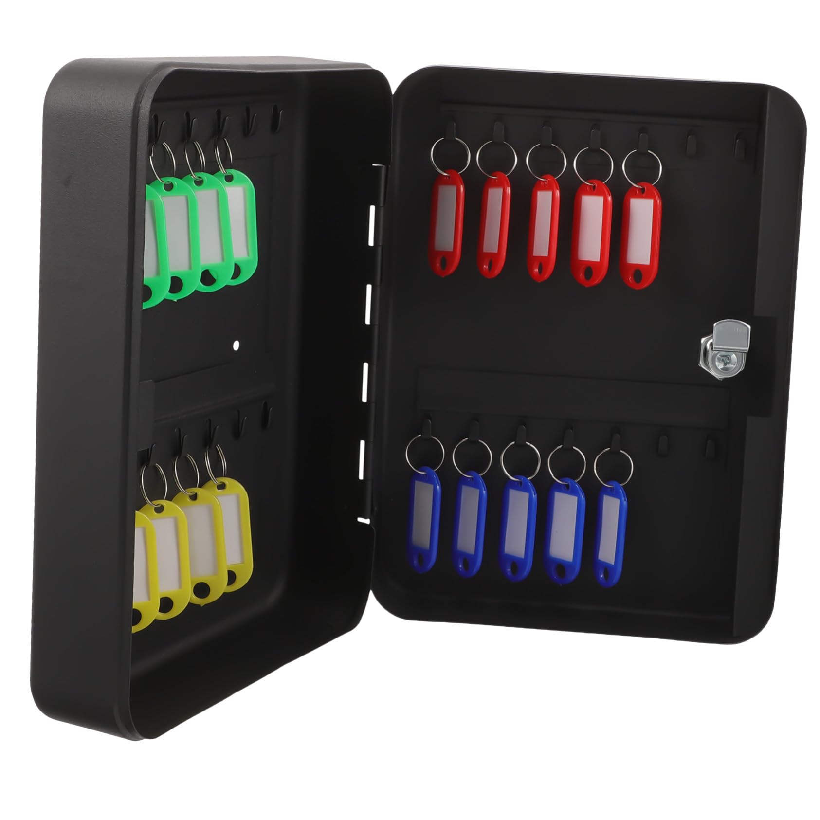 Organizador seguro para almacenamiento de múltiples llaves caja de pared con cerradura