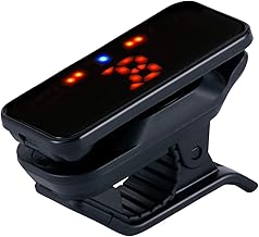 KORG(コルグ) ギター/ベース用 クリップチューナー Pitchclip 2+ ピッチクリップ 軽量/18時間連続稼働/角度調節/レフティ対応 ブラック PC-2+