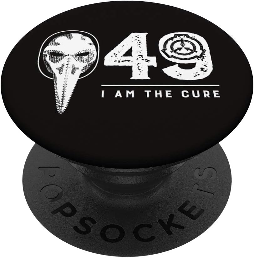 Amazon Com Scp 049 Plague Doctor Scp Foundation I Am The Cure Popsockets Popgrip Swappable Grip For Phones Tablets