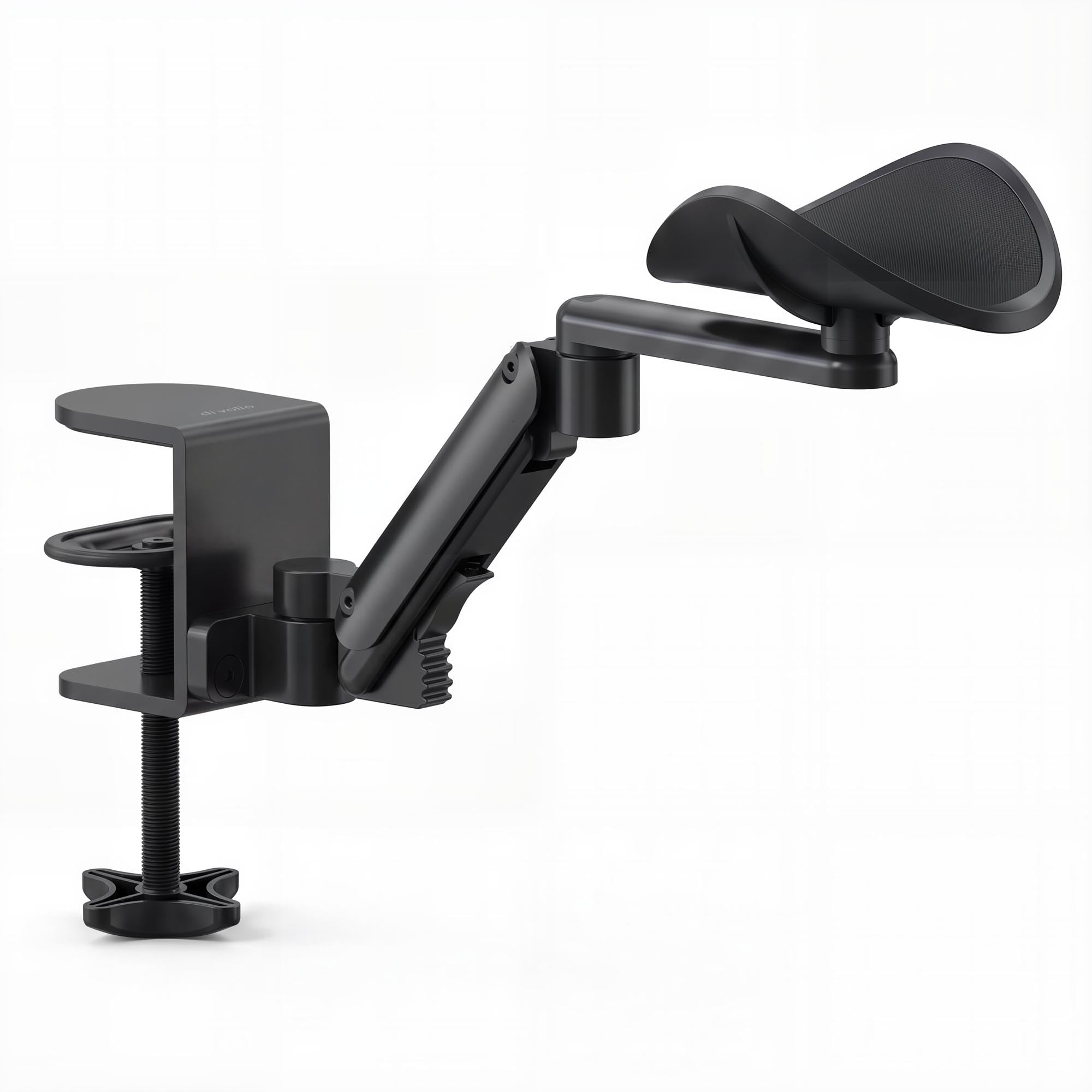 di volio Ergonomische Armauflage für Schreibtisch Schwarz DV-194ODA