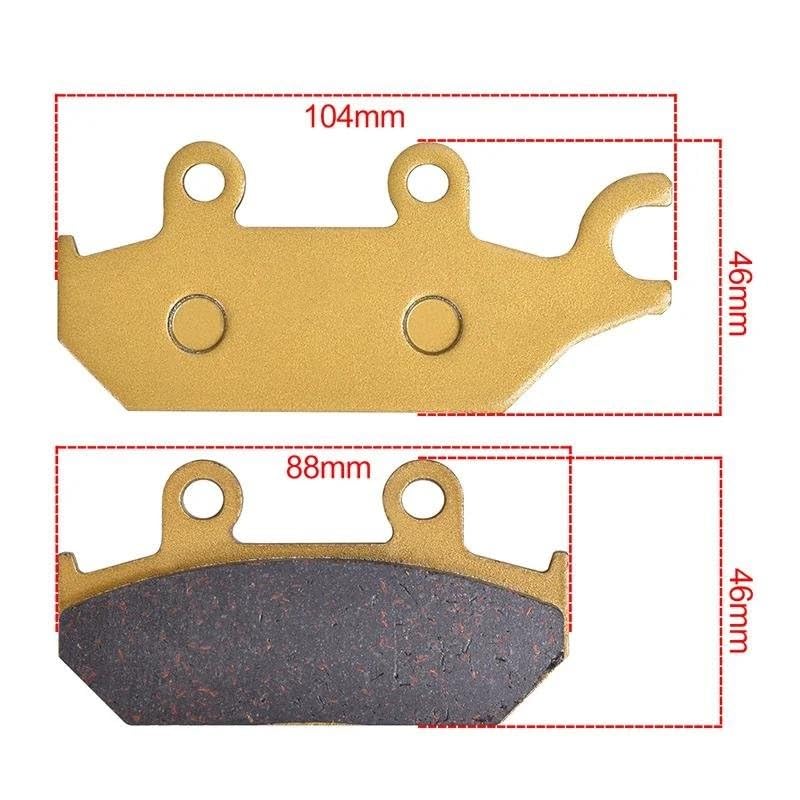 Plaquettes de frein XT 600 E pour stopper les bruits de sifflement - 2