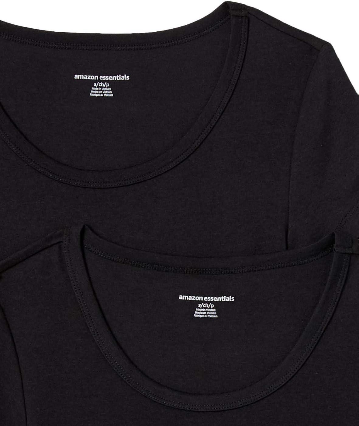 Amazon Essentials Women's Slim-Fit Cap-Sleeve Scoop Neck T-Shirt, Pack of 2 - Image 6