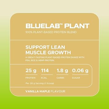 USN 100% Plant Protein Vanilla, Vegan Protein Powder (900g) A Sugar Free, Plant Based Protein Blend With No Soy and No Artificial Flavours
