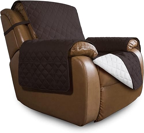 Miniatura 38 de Easy-Going - Funda de sofá reversible para sofá de 3 cojines, funda protectora de muebles para perros y gatos, resistente al agua con tubos de