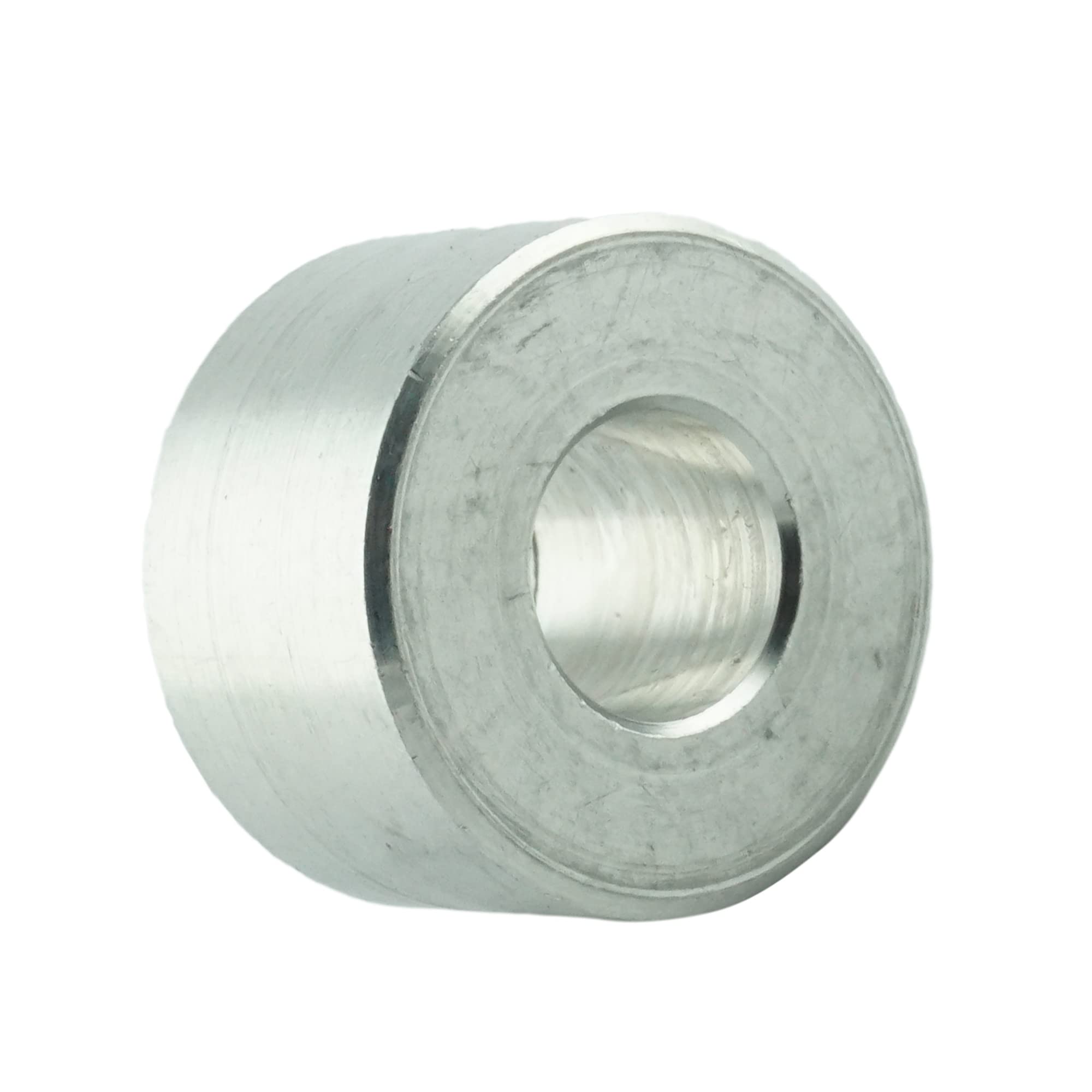 AGBERG Manicotto distanziatore in alluminio per M6 (10 pezzi) – Ø esterno: 15 mm; diametro interno: 6,6 mm; lunghezza: 15 mm – distanziatore – distanziatore – manicotto in alluminio