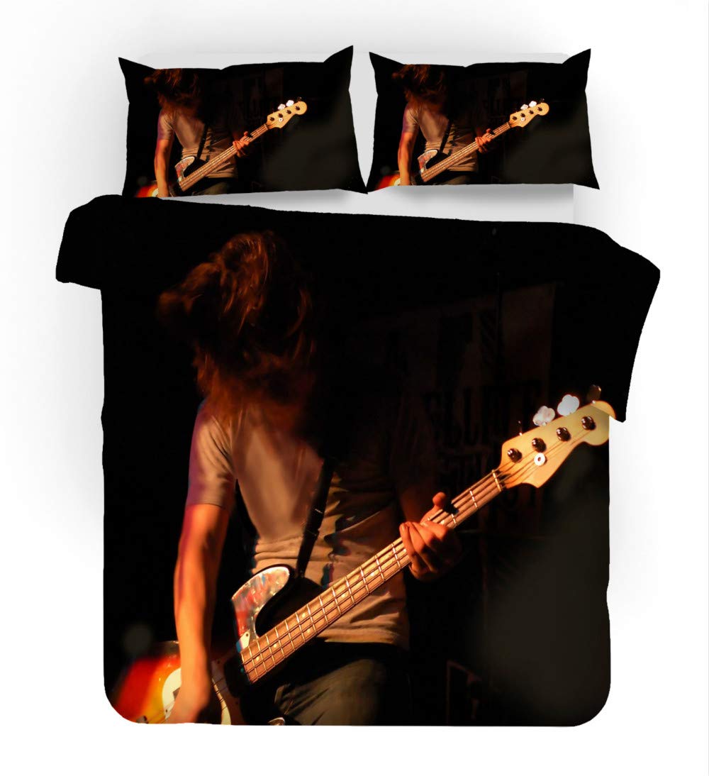 ガルネリウスバンドパターン 寝具ベッドセット（枕カバー付き