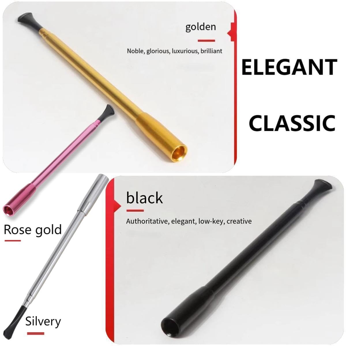 dinner length cigarette holder Amazon.com: Eitonbu Audrey Style Vintage Extendable Cigarette Holder,Vintage  Metal Long Cigarette Hlder,Long Old-Fashioned Cigarette Holder for Costume  Cosplay,Inspired by BAT's(Bronze) ﻿ : Health & Household