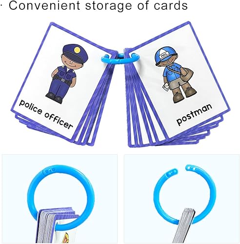 Miniatura 6 de Lachilly Ocupaciones Palabras Inglés Tarjetas de Aprendizaje, Palabras de Alta Frecuencia, Lectura Comenzante, Materiales de Enseñanza de Educación