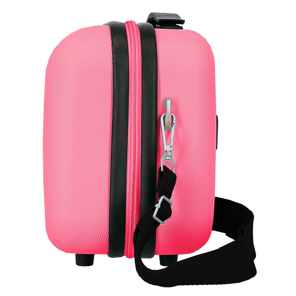Pepe Jeans Montana Nececer Adaptable Rosa 25x21x15 cms Rígido ABS 9,1L 0,8 kgs by Joumma Bags
