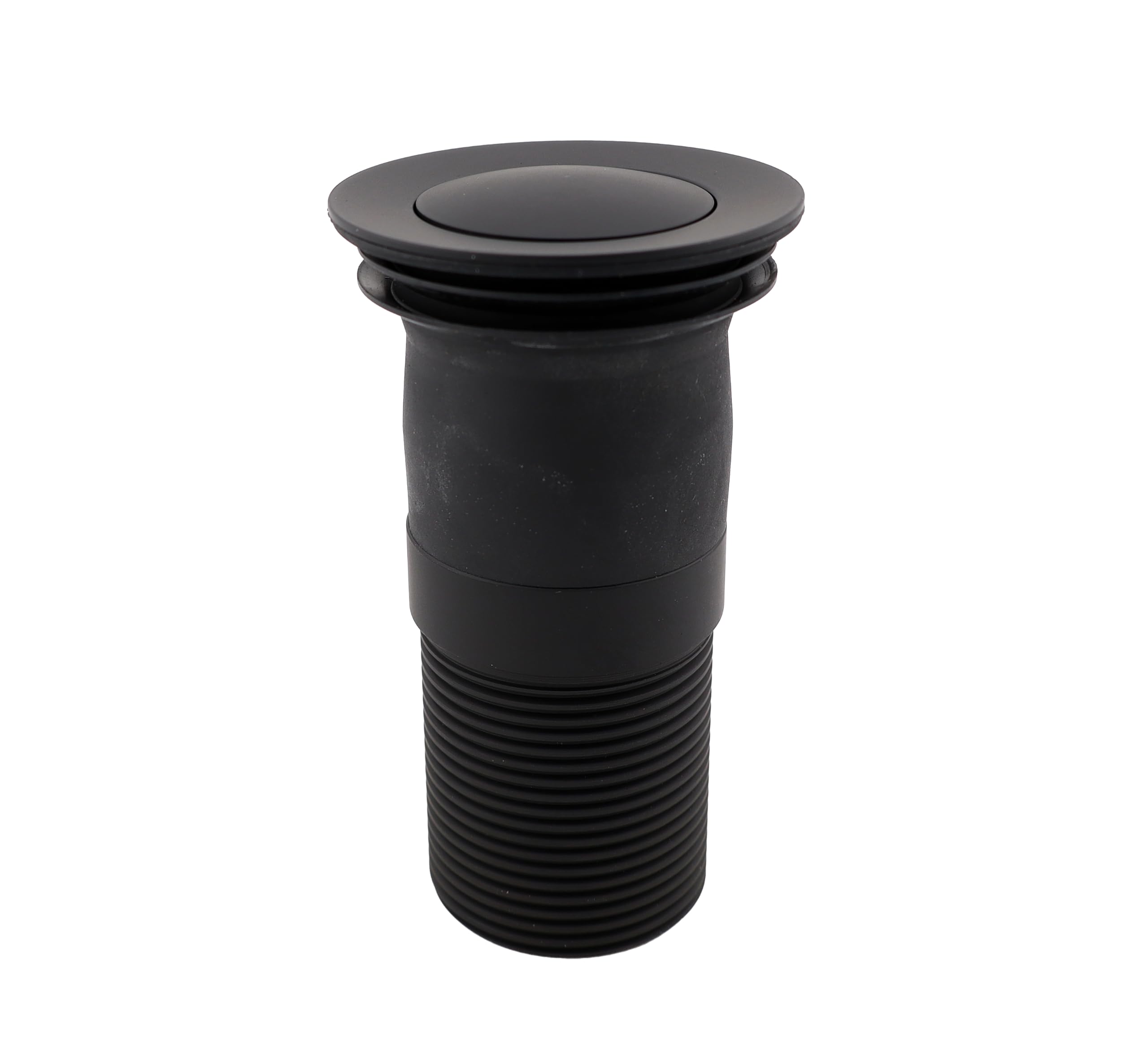 Top-Fix Unslotted Basin Waste - Matt Black - 0.2kg