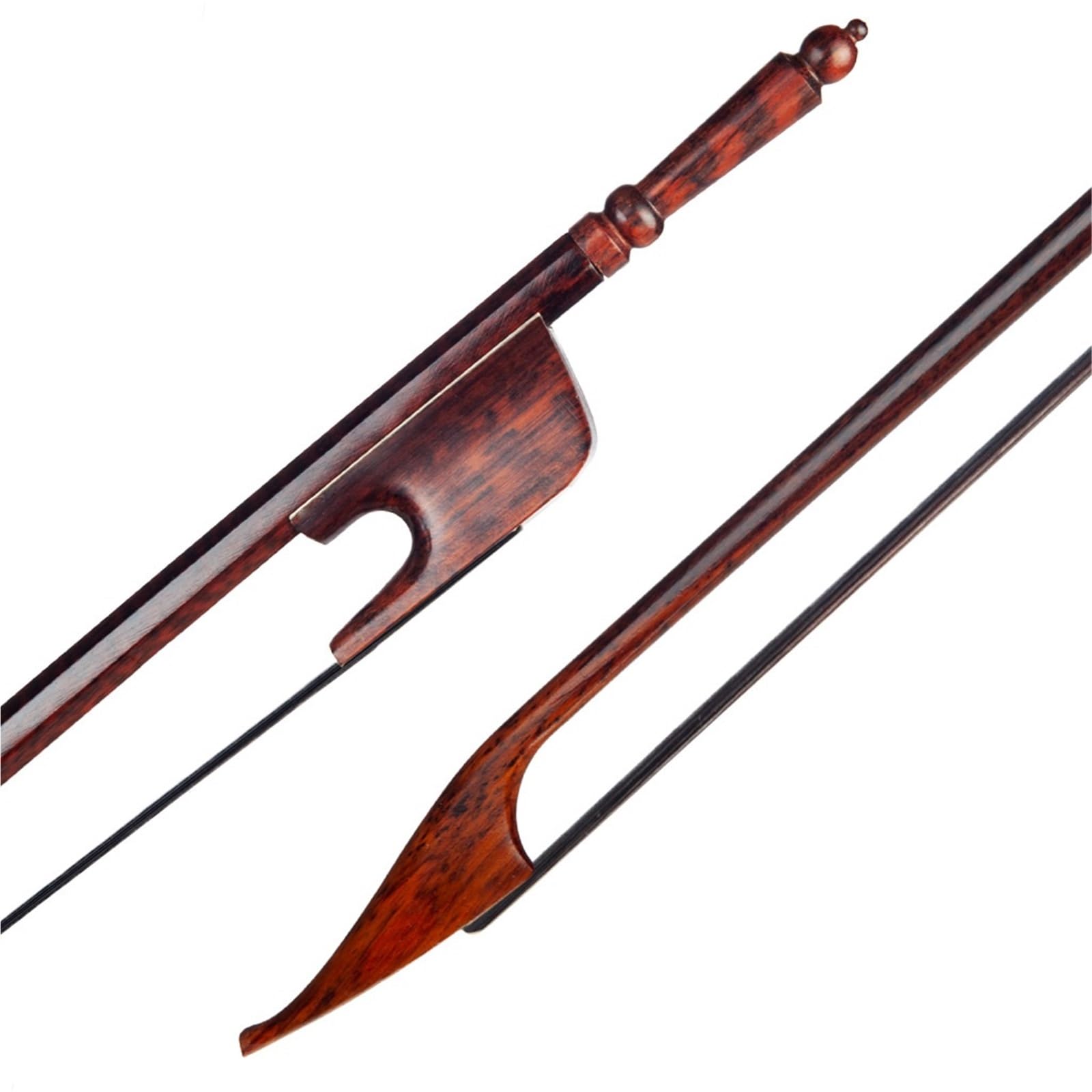 Arcos De Violín De Tamaño Completo Contrapunto Profesional De Madera Serpiente Crin Negra Carcasa Larga Para Arco Violín | Arco de violín(4/4)