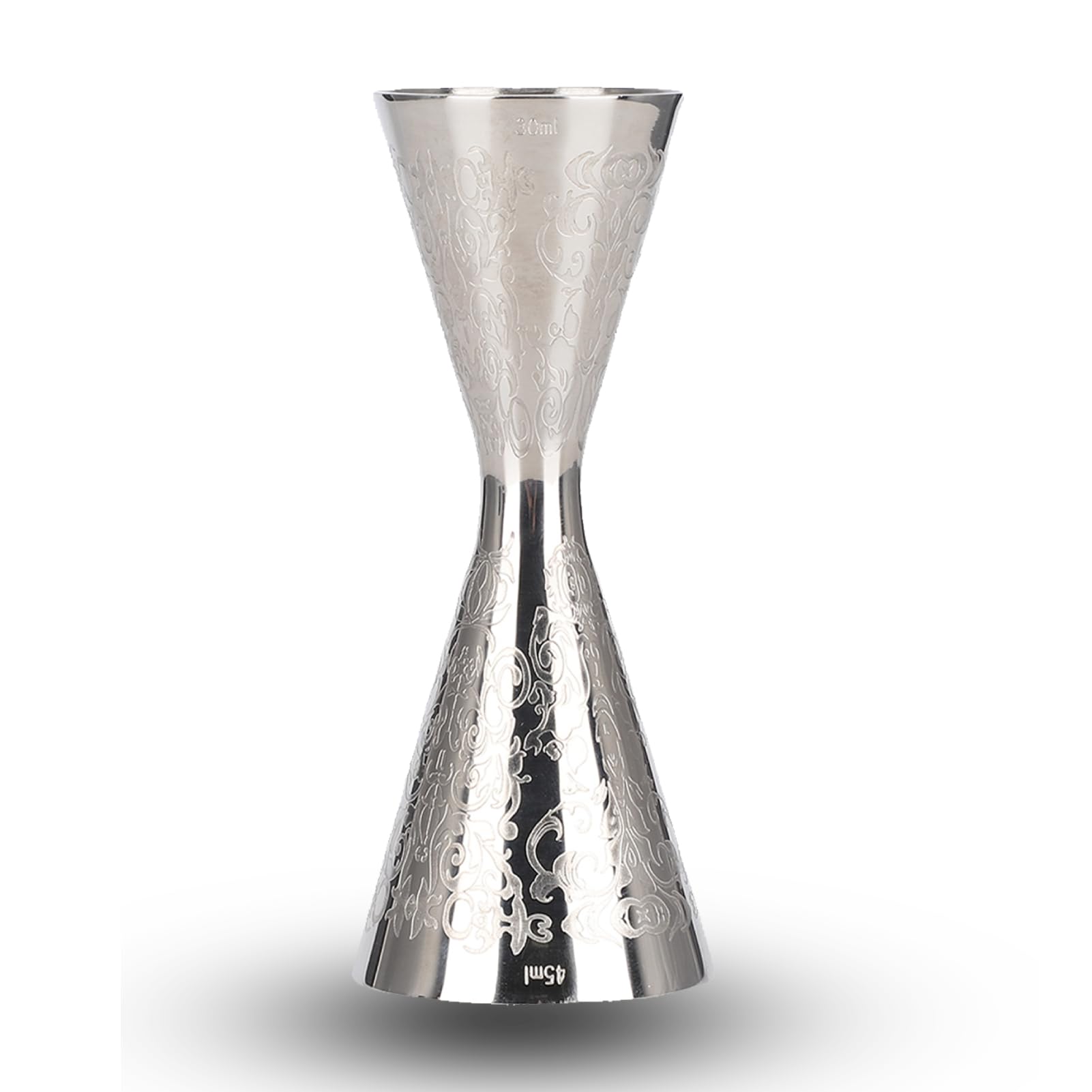 Cocktail Jigger, 45ml Jigger for Bartending Stainless Steel Cups Stainless Steel Cocktail Measuring Cup Bartender Measuring Jigger