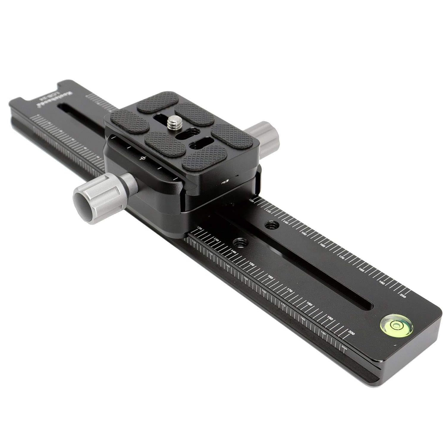 Koolehaoda 240mm Rail Nodal Slide Metal Arca-Swiss Quick Release Plate Clamp,Dual Dovetail Camera Bracket Mount for DSLR Camera Tripod Monopod Ball Head Macro photography