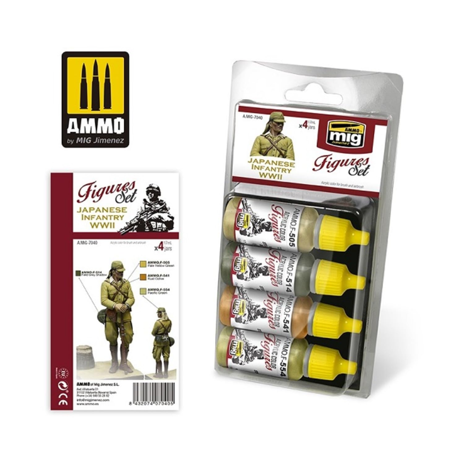 Ammo by Mig Mig7040 Japanese Infantry Wwii Figures Set