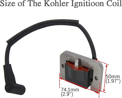Miniatura 2 de 24 584 01-S Bobina de encendido para Kohler CH18 CH20 CH22 CV18 CV22 CV23 SV710 Reemplazar 2458401-S, 24-584-01-S, 24 584 04-S, 2458404-S,