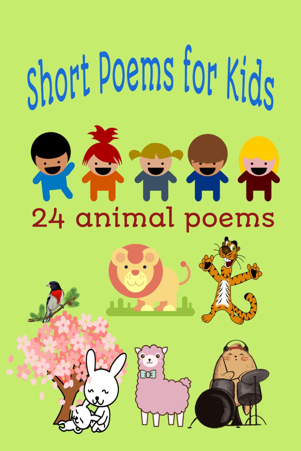 Short Poems for Kids, 24 animal poems, A collection of childhood rhymes, Classic literature English poems