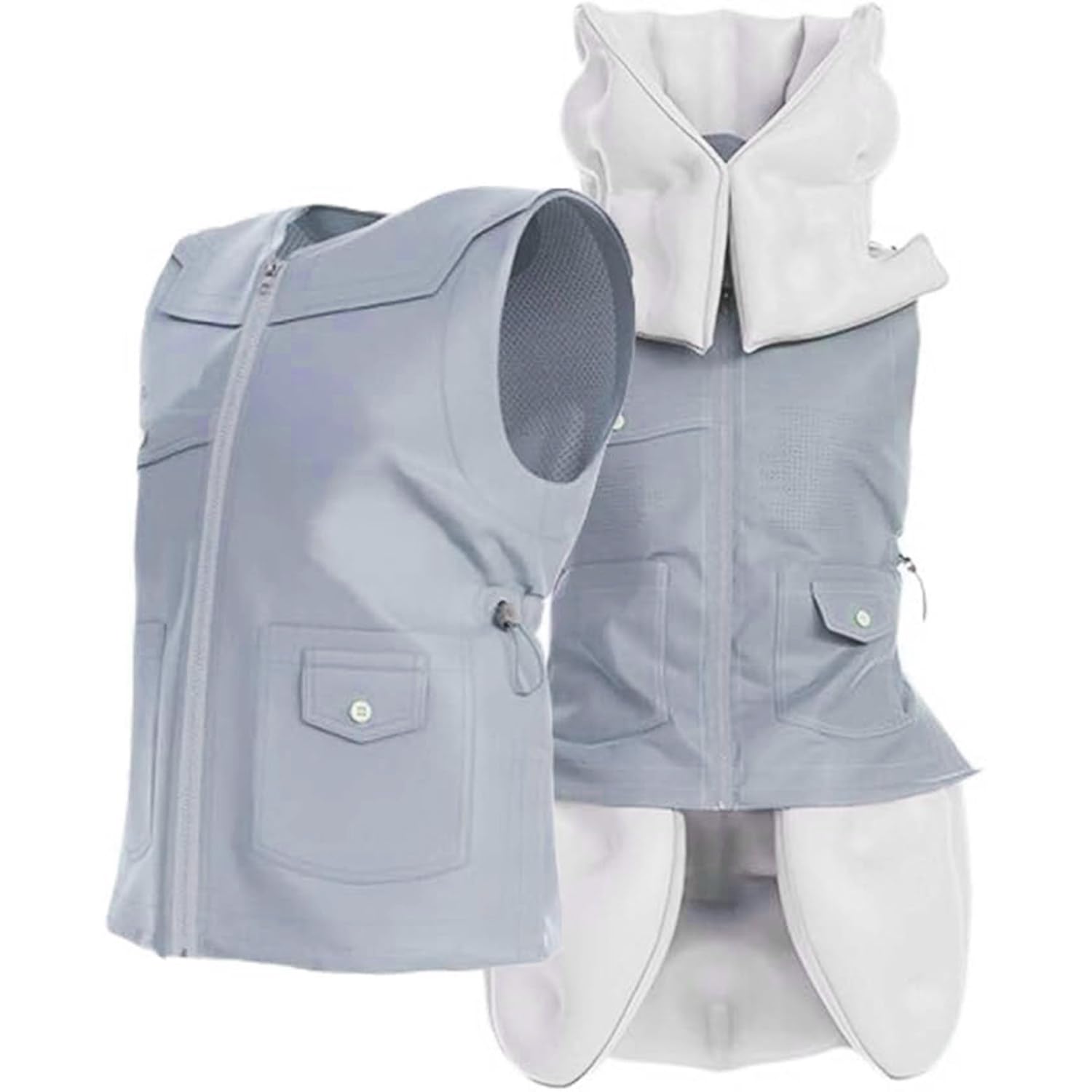 Gilet airbag con tecnologia indossabile per anziani, giacca airbag riutilizzabile per anziani anticaduta con funzione di tracciamento e posizionamento, per proteggere gli anziani dalle cadute, donna