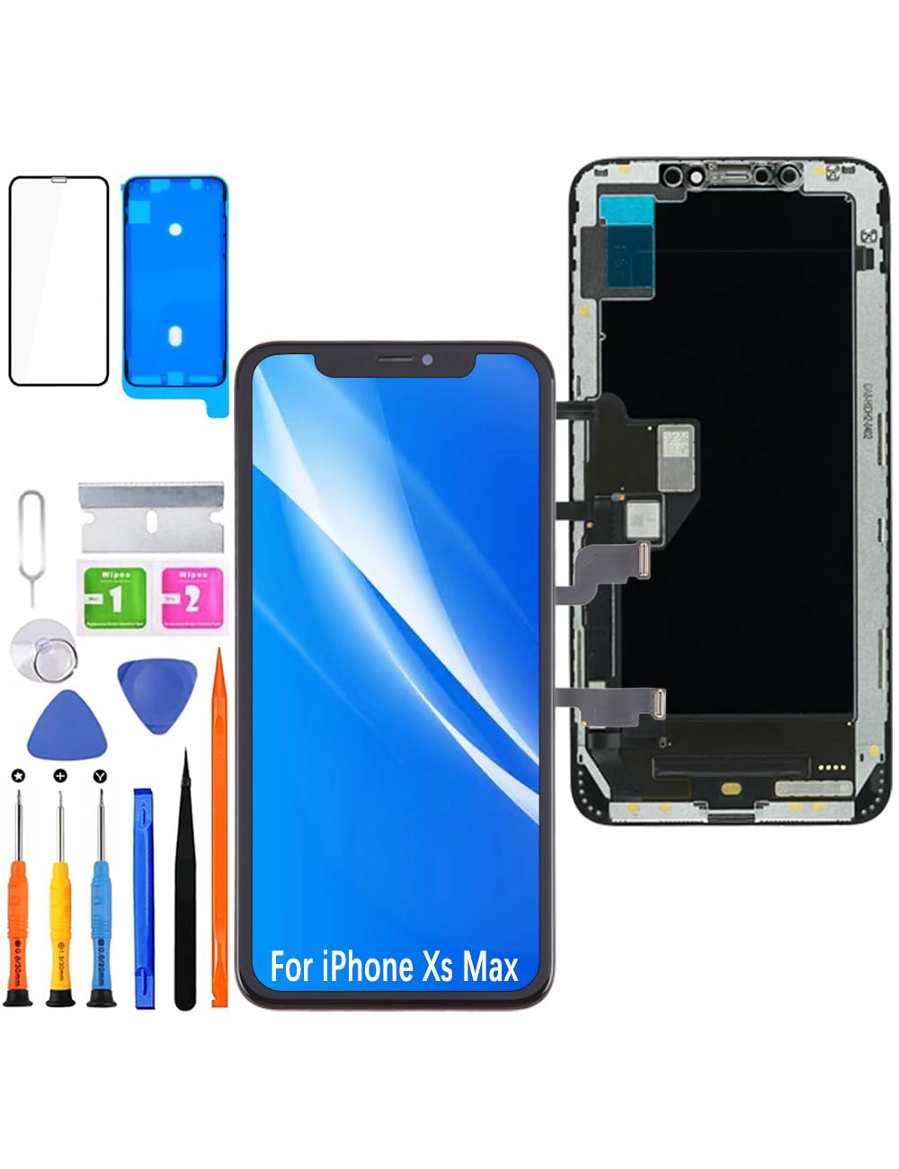 DISPLAY IPHONE XS MAX LCD OLED TOUCH SCREEN SCHERMO APPLE A2101 - A2104