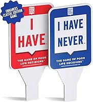 Vista 1 de Never Have I Ever Palas de juego de cartas, maximiza la diversión de jugar a las cartas, 10 paletas físicas con las que tengo y nunca jamás