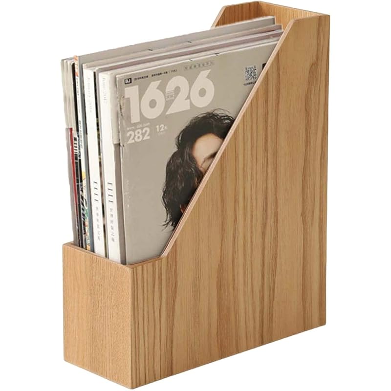 ブックスタンド 卓上本棚 本 収納 本立て 木製 ファイルボックス 卓上収納 書類ケース デスク おしゃれ 収納ボックス 小物入れ 雑誌 新聞 書類入 オフィス 家庭 学校 イエロー Jnfygdtemb Rtanjskidvori Rs