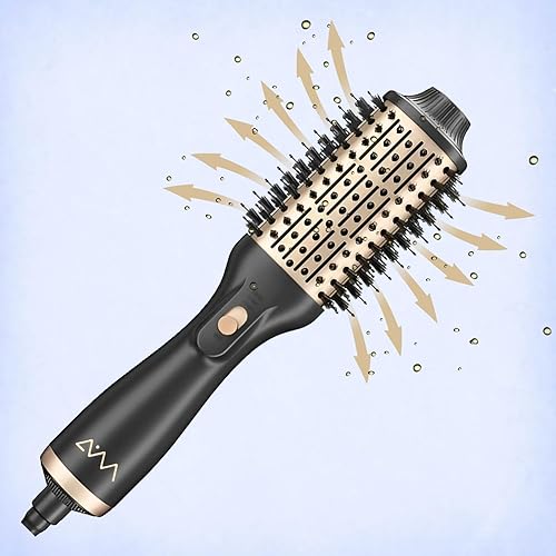 Miniatura 3 de AVM Paquete de cuidado  Secador de pelo de un solo paso y cepillo de aire caliente voluminizador + humidificador ultrasónico de niebla fría de 2.2L