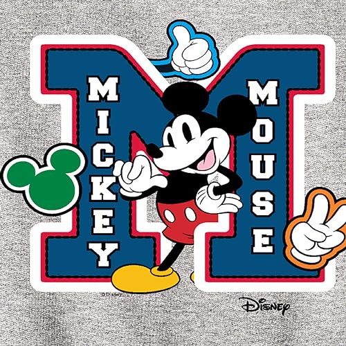 Disney Mickey Mouse - Large Letter M - Youth Crewneck Fleece Sweatshirt3