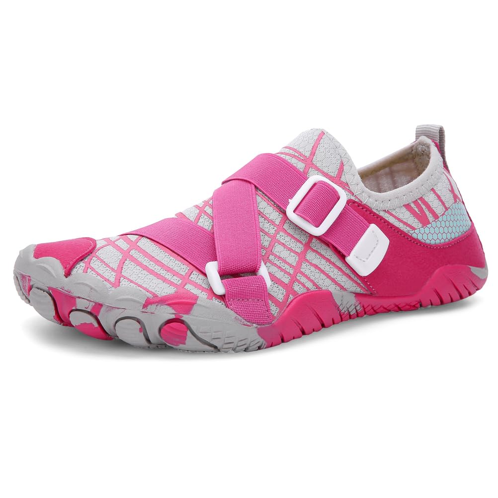 Zapatos de Agua para Mujer Hombre, Zapatos Playa Natación con Tiras Cruzadas, Acuáticos Secado Rápido para Surf, Running, Senderismo, Conducción