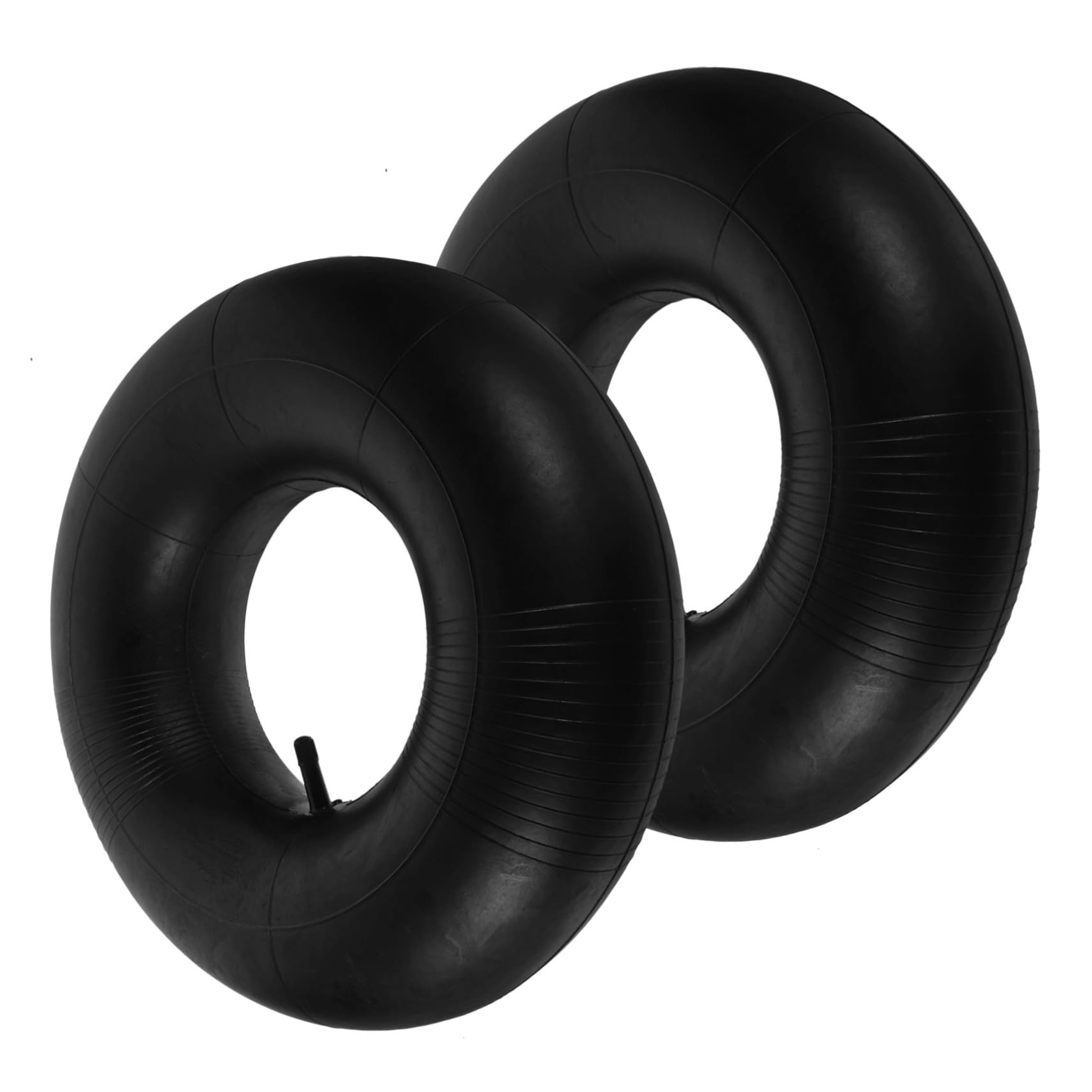 2 Stück Rasenmäher Reifenschläuche 6 Zoll Luftschläuche aus Dickem Gummi für Rasenmäher Schubkarren und Gartengeräte mit Einfacher Montage und Vibrationsdämpfung