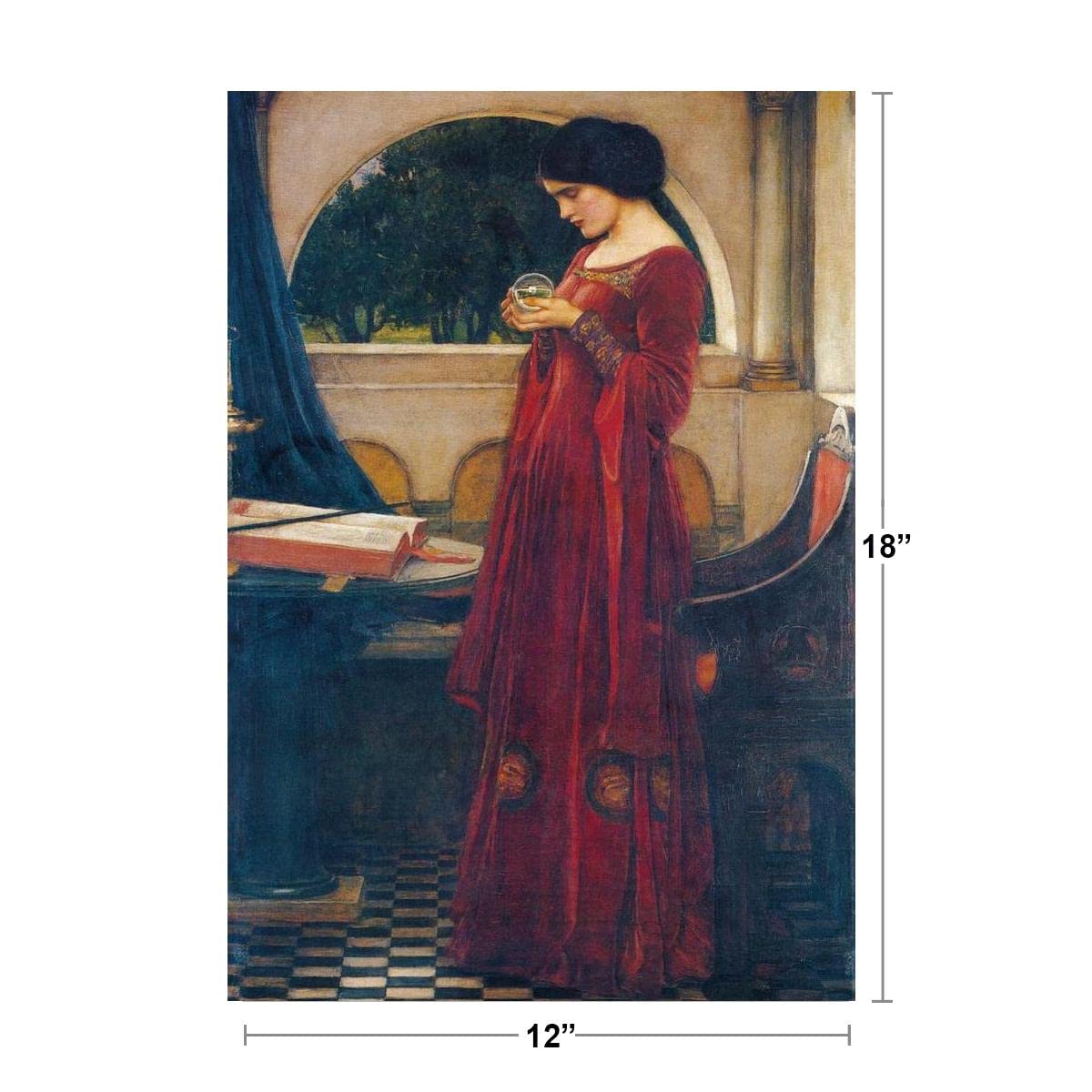 Amazon.com: John William Waterhouse The Crystal Ball Realism