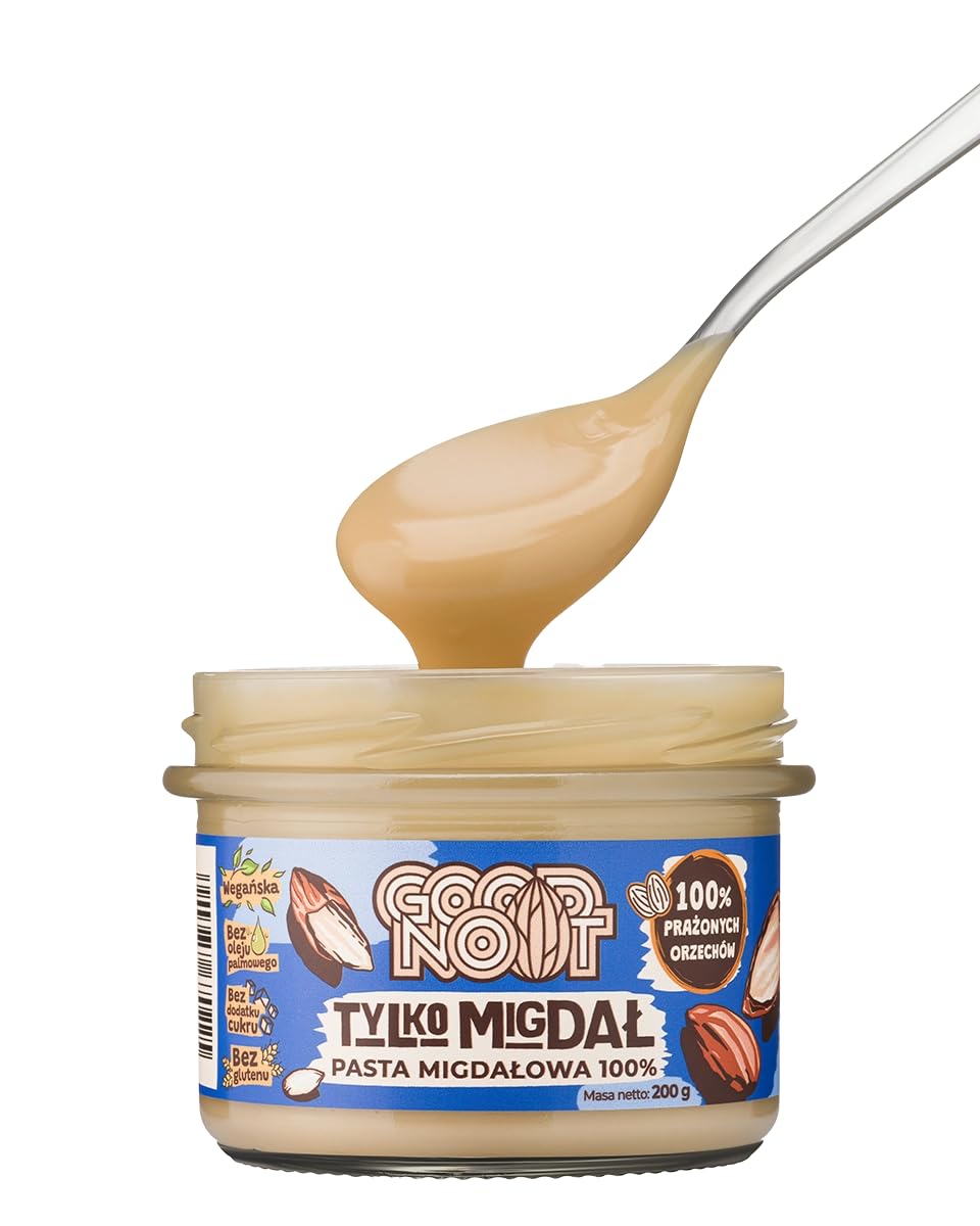Pasta migdałowa 100% TYLKO MIGDAŁ 200g Good Noot