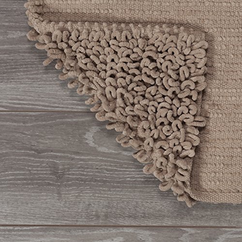 Sealskin Twist Bath Mat, Microfibre, Sand, 60 x 3 x 90 cm