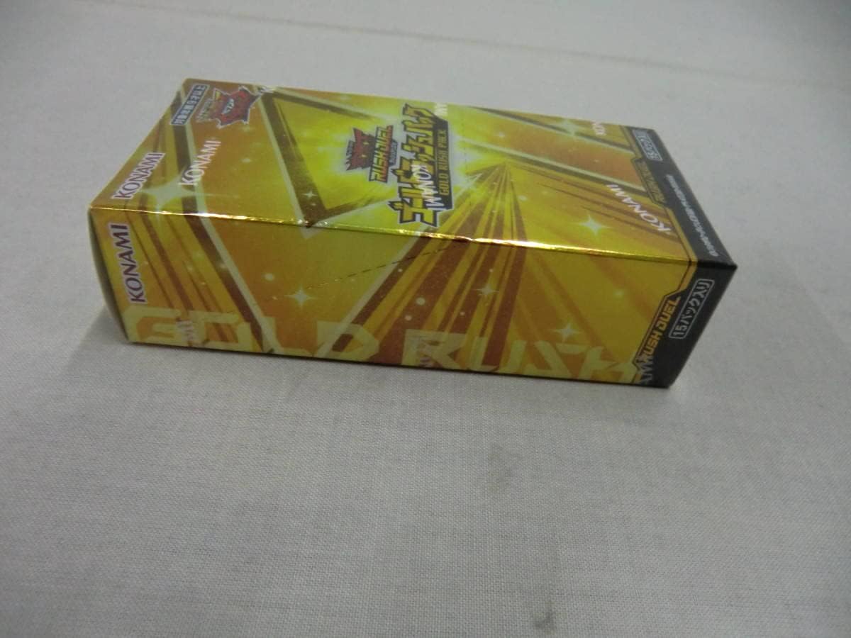 遊戯王 ラッシュデュエル 未開封 BOX ゴールドラッシュパック シュリンク付き シュリンク付 未開封 遊戯王 RUSH DUEL ラッシュデュエル ゴールド