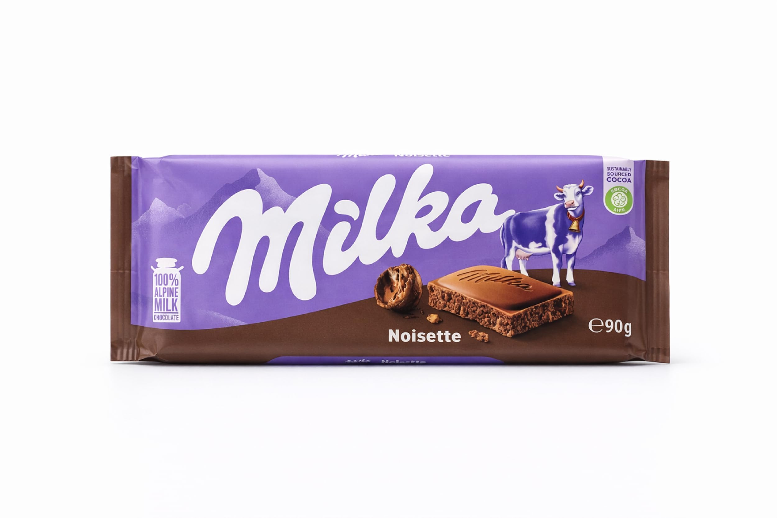 Milka Milk Chocolate Noisette, 90g