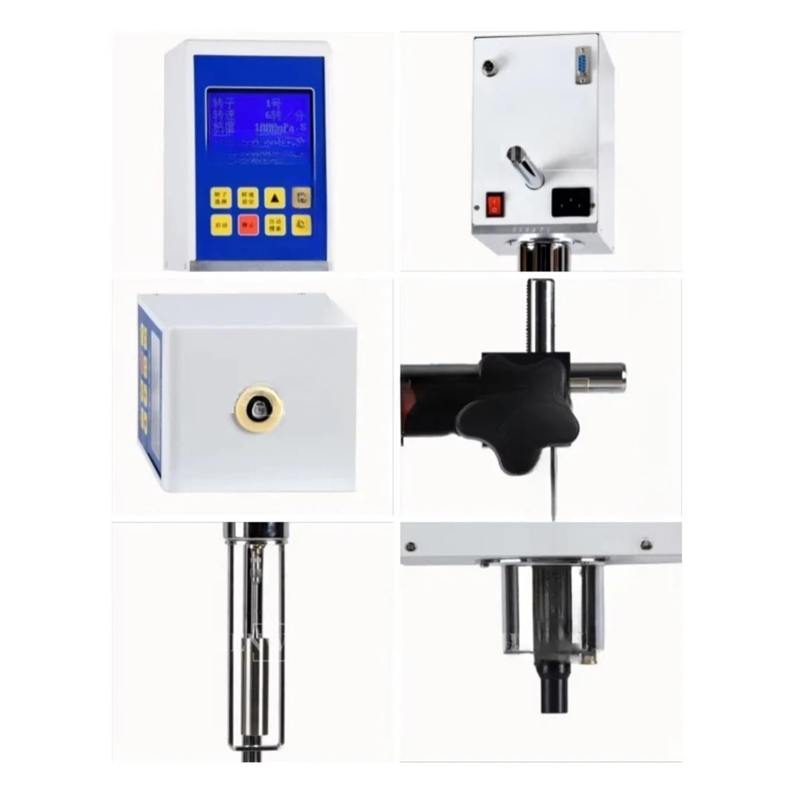 Instrumento De Viscosímetro Rotatorio For Prueba De Viscosidad De Champú, Cosméticos, Viscosímetro Digital, Prueba De Rotación De Aceite Lubricante(NDJ-9S)