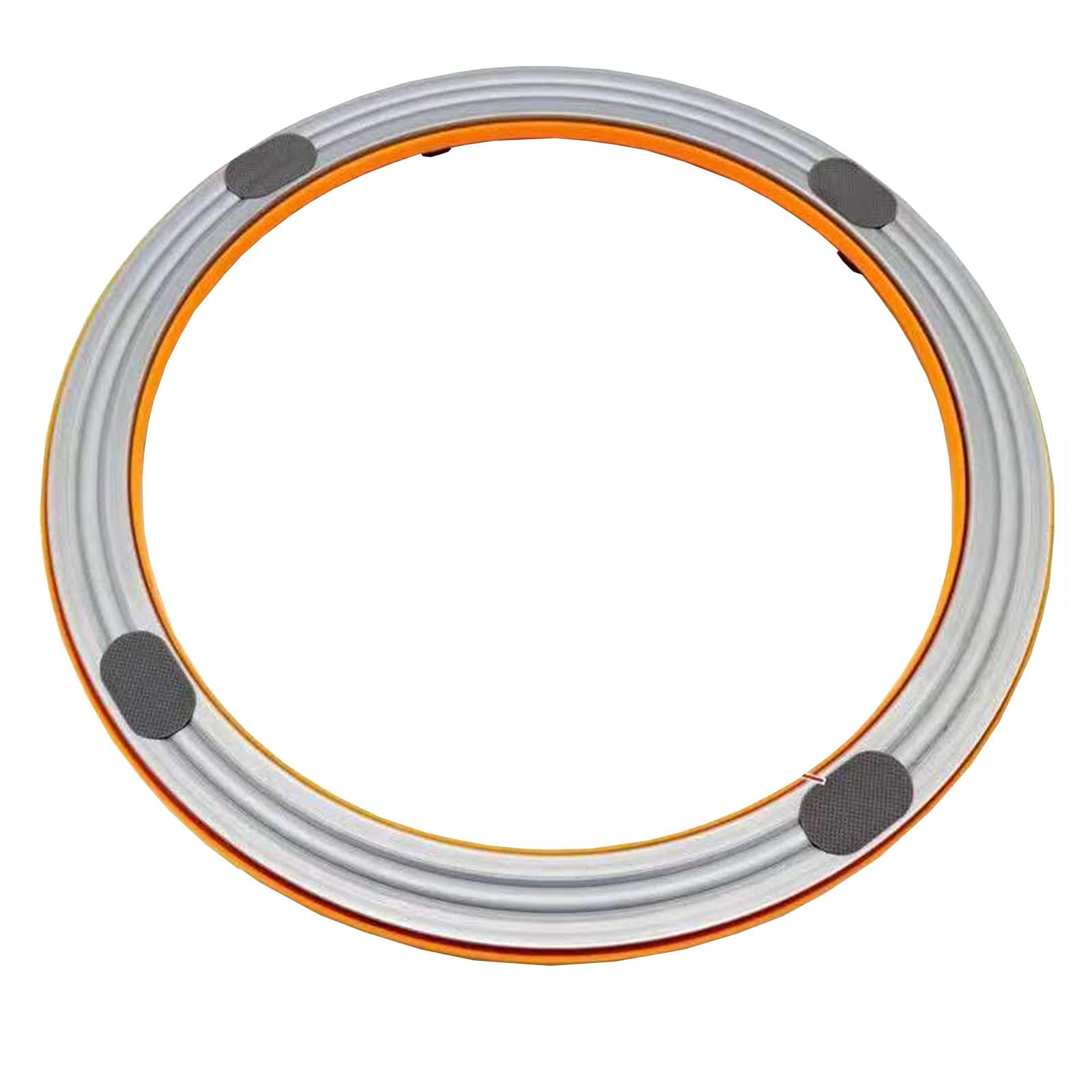 20" Plateau tournant en Alliage Avant, arrière en Plastique, Plateau tournant pour Table à Manger Heavy Duty Swivel 360° (Alloy Orange, 50cm/20in)