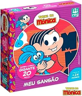 Jogo - Quebra Cabeça Gigante - Meu Sansão - 20 Peças, Nig Brinquedos, Multicor